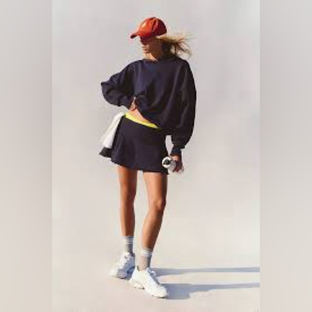 Free People Sprint to the Finish Skirt Set